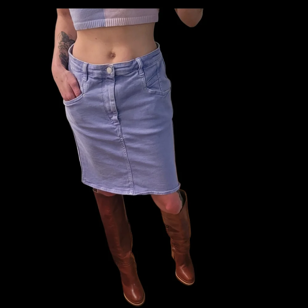 ISABEL MARANT Nilori Denim Skirt - Picture 2 of 10